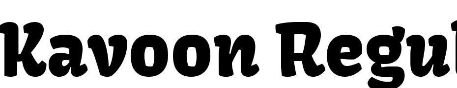 Kavoon Regular cкачати шрифт безкоштовно